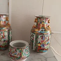 گلدان و قندان  مرغی اصل