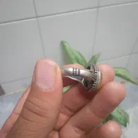 انگشتر شرف شمس خوش رنگ (نقره روس)