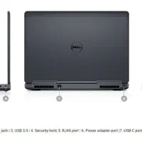 لپتاپ لمسی پرسیژنDell7520 i7HQگرافیک مجزا4G(آرمان)|رایانه همراه|تبریز, |دیوار