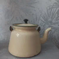 کتری لعابی قدیمی