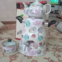 قوری با کتری با قندان وزیرگتری|قوری، کتری، قهوهساز دستی|تبریز, |دیوار