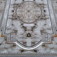 فرش سیلور دودی نقره /ترند سال/با کیفیت وارزان|فرش|قائم‌شهر, |دیوار
