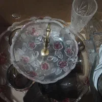 ظرف کریستال قدیمی مارک|حراج|نیشابور, شهرک جانبازان|دیوار