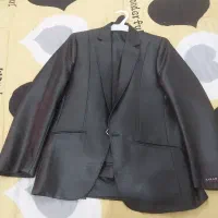 کت شلوار مشکی براق نو