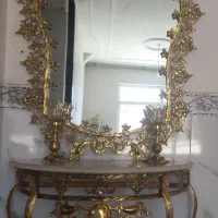 آینه و کنسل و شمعدان