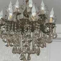 ۲ عدد لوستر ۸ شاخه|لوستر و چراغ آویز|قزوین, |دیوار