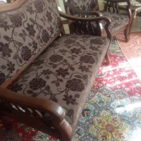 مبل چوبی ۸ نفره در حد|مبلمان خانگی و میز عسلی|شاهینشهر, مسکن مهر|دیوار