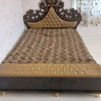 تخت خواب دو نفره هرسین|تخت و سرویس خواب|هرسین, |دیوار