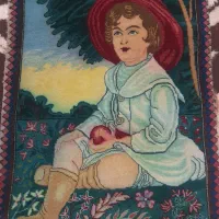 تابلو فرش ابریشم دستبافت