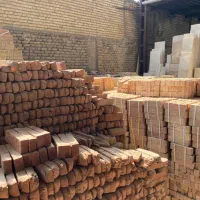 آجر سنتی نما - سنگ لاشه کف باغ