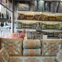 شاه نشین فرشینه ترمه اصل یزدمثلثی لمکده250