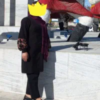 مانتومشکی کرپ و مانتوسبز|لباس|گرگان, |دیوار