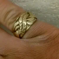 انگشتر شش حلقه ای عتیقه