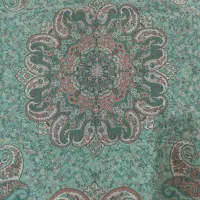 رومیزی ترمه سبز کاملا نو|پرده، رانر، رومیزی|قم, نیروگاه|دیوار