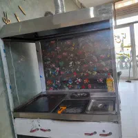 فر چهار کاره یخچال ویترینی و میزو صندلی