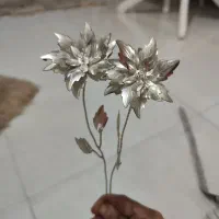 گلدان ملیله . شاخه گل نقره|صنایع دستی و سایر لوازم تزئینی|تهران, سازمان برنامه شمالی|دیوار