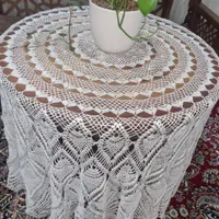 رومیزی دست بافت