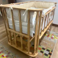 تخت  گهواره کنار مادری|تخت و صندلی بچه|لاهیجان, رجایی|دیوار