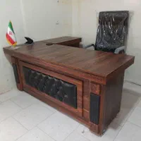 مبلمان اداری میز کلاسیک ملامینه|دفتر کار|کرج, عظیمیه|دیوار