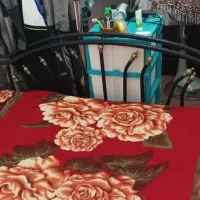 تخت دونفره فلزی سالم به همراه خوشخواب