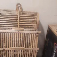 قفس پرنده حصیری|لوازم جانبی حیوانات|قم, باجک یک|دیوار