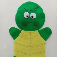 ماسک و دستکش نمایش عروسکی نمدی|اسباببازی|قم, نخودی|دیوار