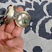 دستبند نقره انتیک قدیمی کار شده