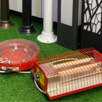 کرسی گرد المنت فلزی ۶۰۰ وات ترموستات دار