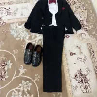 کت شلوار بچه گانه وکفش سایز ۳۴