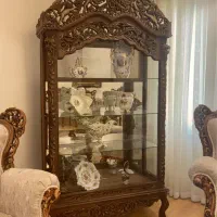 بوفه چوبی راش کاملا سالم