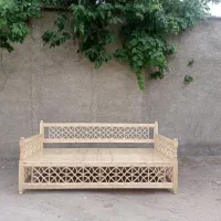 تخت نشیمن گره چینی تمام چوب روس|مبلمان خانگی و میز عسلی|شیراز, دشت چنار|دیوار