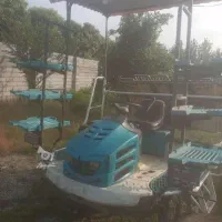 نشا شالی آماده و نشا کاری با دستگاه سوار و پیاده