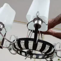 لوستر پذیرایی|لوستر و چراغ آویز|بومهن, |دیوار