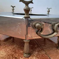 منقل بزرگ هشت ضلعی قلم کاری قدیمی آنتیک کار دست|کلکسیون اشیاء عتیقه|کرمان, |دیوار