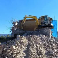 تخریب ساختمان پیکور مینی بیل