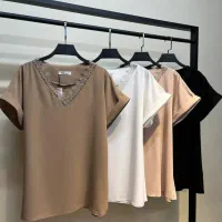 شومیز مجلسی یقهکار شده، کاملاً نو