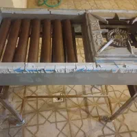 کباب پز گازی کنارش اجاق برای چاهی یا غذا درست کردن