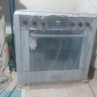 گاز ۵ شعله طرح فر تمام استیل