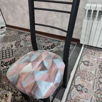 میز ناهار خوری شیشه ای گرد باصندلی|میز و صندلی غذاخوری|تهران, ازگل|دیوار