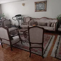 یکدست مبلمان ۹ نفره و ناهارخوری ۸ نفره مدل کویین|مبلمان خانگی و میز عسلی|تهران, شهرآرا|دیوار