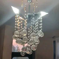 لوستر سه شاخه|لوستر و چراغ آویز|بندر انزلی, ساحل قو|دیوار