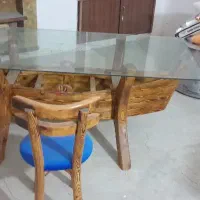 میز ناهارخوری چوبی