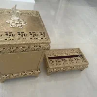 ست جای دستمال و سطل زباله