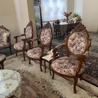 مبلمان سلطنتی به همراه میز ناهار خوری|مبلمان خانگی و میز عسلی|بندرعباس, |دیوار