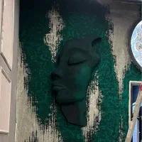 اجرای میکروسمنت و پتینه و نقاشی روی دیوار