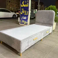 تخت باکسی با پارچه تدی