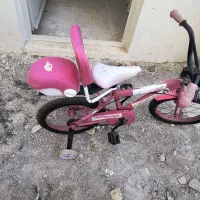 دوچرخه دخترانه سایز ۱۶ در حد نو|دوچرخه، اسکیت، اسکوتر|قزوین, |دیوار