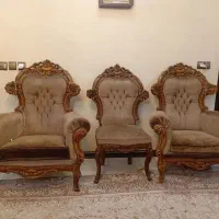 مبل استیل و میز ناهارخوری|مبلمان خانگی و میز عسلی|اصفهان, مولوی|دیوار
