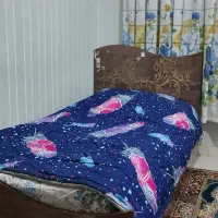 دو عدد تخت خواب تک نفره ام دی اف و کتابخانه ست|تخت و سرویس خواب|اهواز, کمپلو شمالی|دیوار