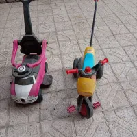 ماشین کالسکه و سه چرخه و موتور و تاب|اسباببازی بچه|چناران, |دیوار